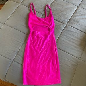 fashion nova cutout mini bodycon dress never worn